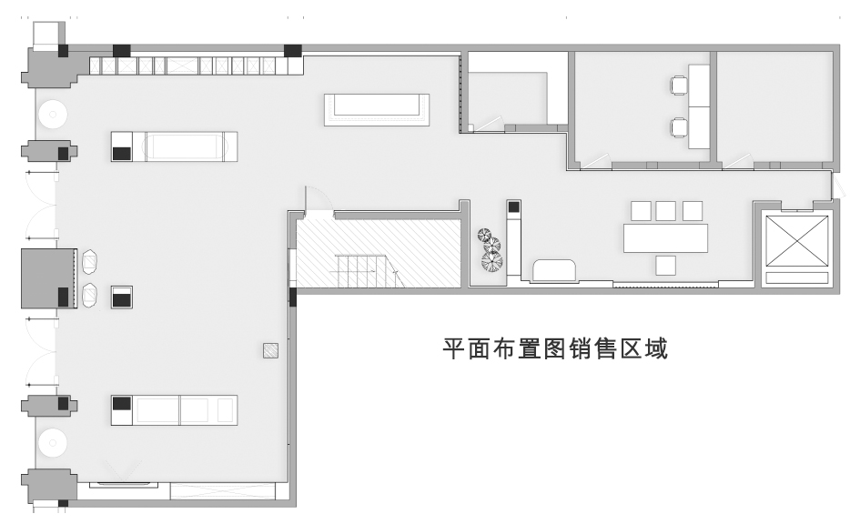 平面布置图销售区域